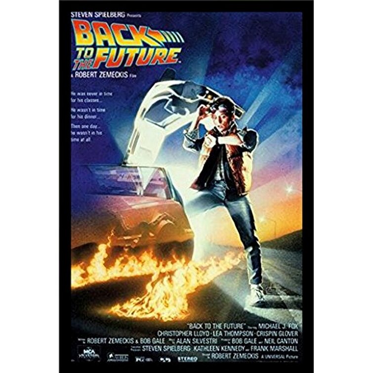 Buy Art For Less Back To The Future Framed On Paper Print